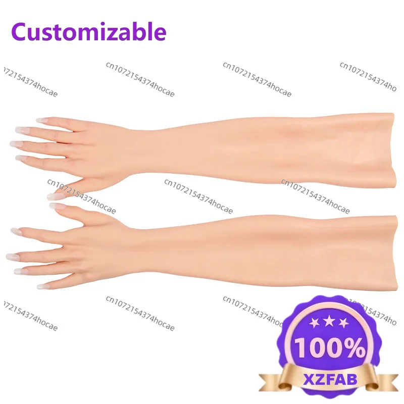 Factory Direct 2026 Top Protesi manuale in silicone per donna, modello in silicone, simulazione di guanti in silicone, copertura