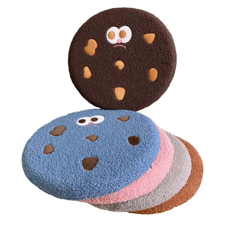 

40CM Kawaii Creative Colorful Biscuit Shape Soft Plush Cushion Sofa Pillow Decoration Girl Kid Birthday Christmas Halloween Gift