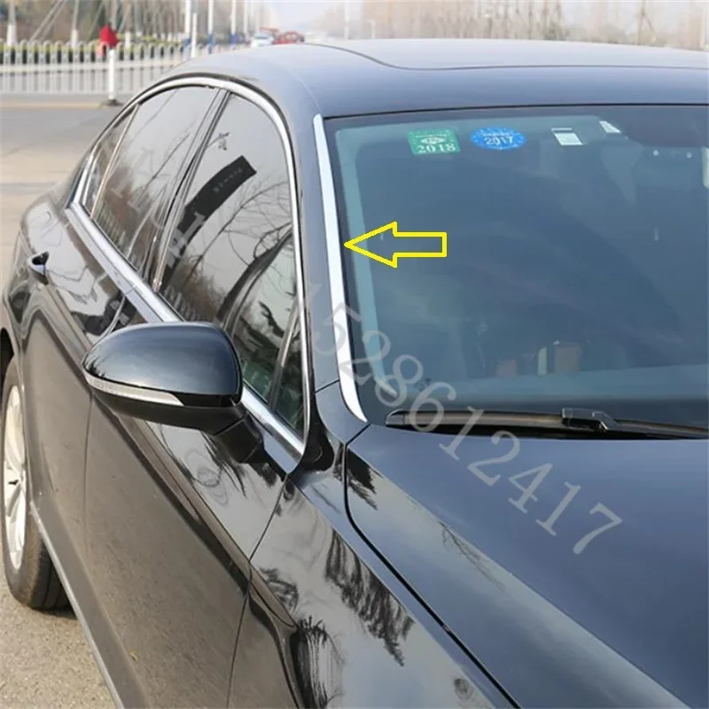 

CAR ACCESSORIES FOR VW/VOLKSWAGEN PASSAT B8 2017-2023 TRIMMING OF STAINLESS STEEL DECORATIVE STRIPS ON CAR WINDSHIELDS