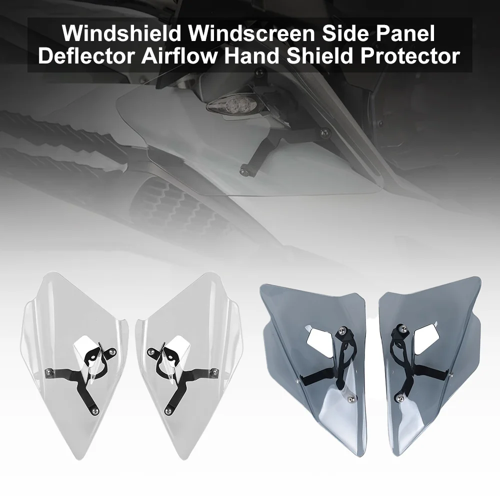 

FOR BMW F 750 850 GS ADV 2018-2021 Windshield Windscreen Side Panel Deflector Airflow Hand Shield Protector R1200 1250 GS LC