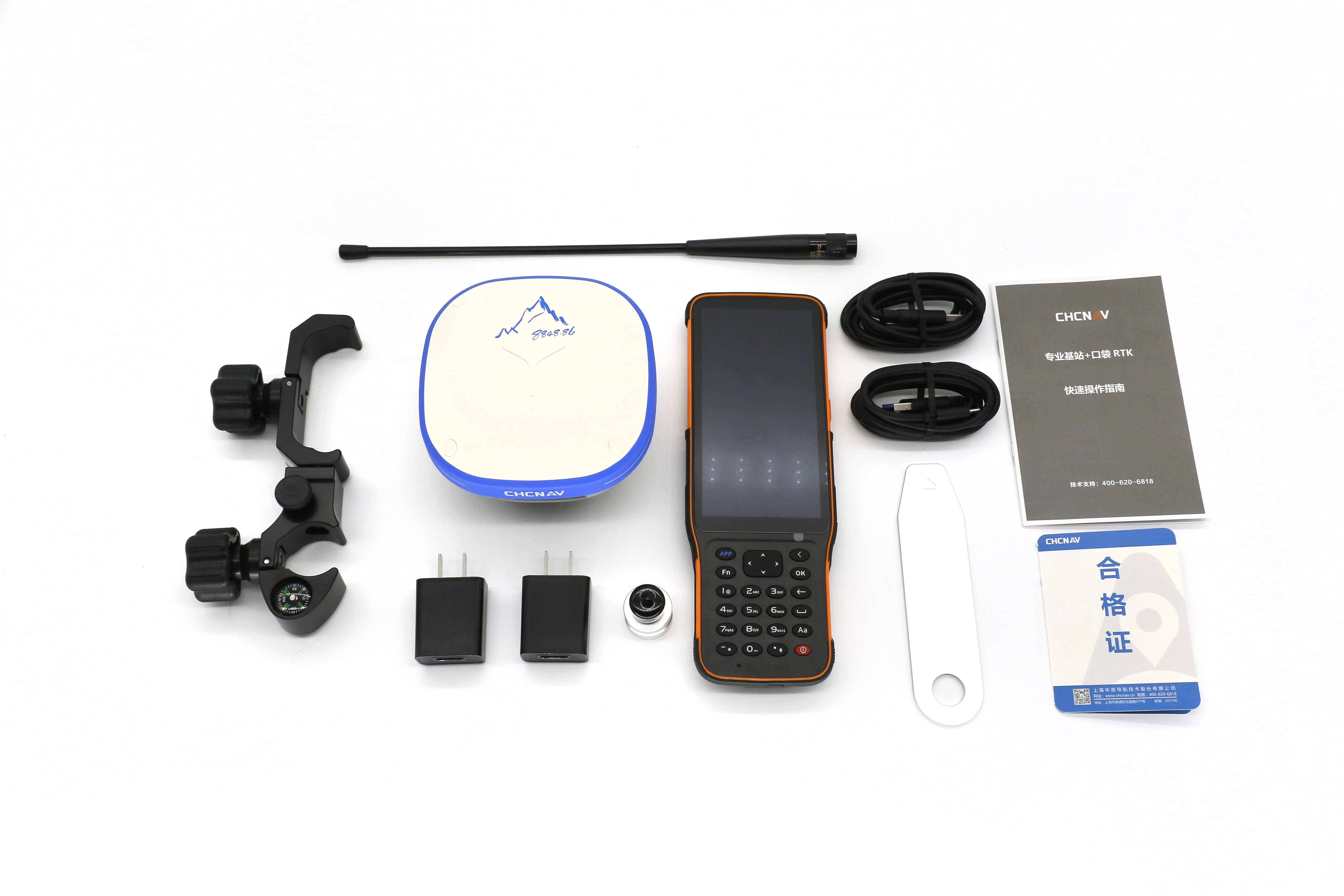 CHC X6/I73 Desempenho de frequência dupla Gnss Equipamento de pesquisa de alta precisão Rtk Gps Receptor Rtk