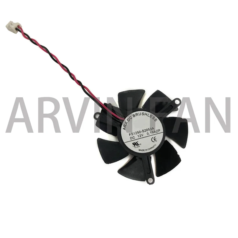 

45mm Diameter,FS1250-S2053A,0.19A,GPU VGA Cooler,Video Graphics Card Fan,For GT 1030 Low Profile 2G