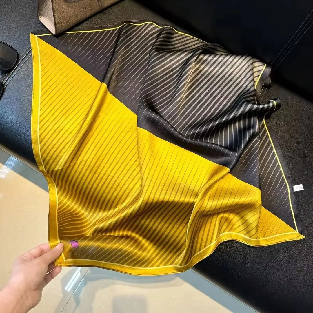 

Новый 100% натуральный шелковый шарф квадратный женский модный пляжный пашмина Bufanda женская шаль накидки бандана шарфы платок Echarpe schal