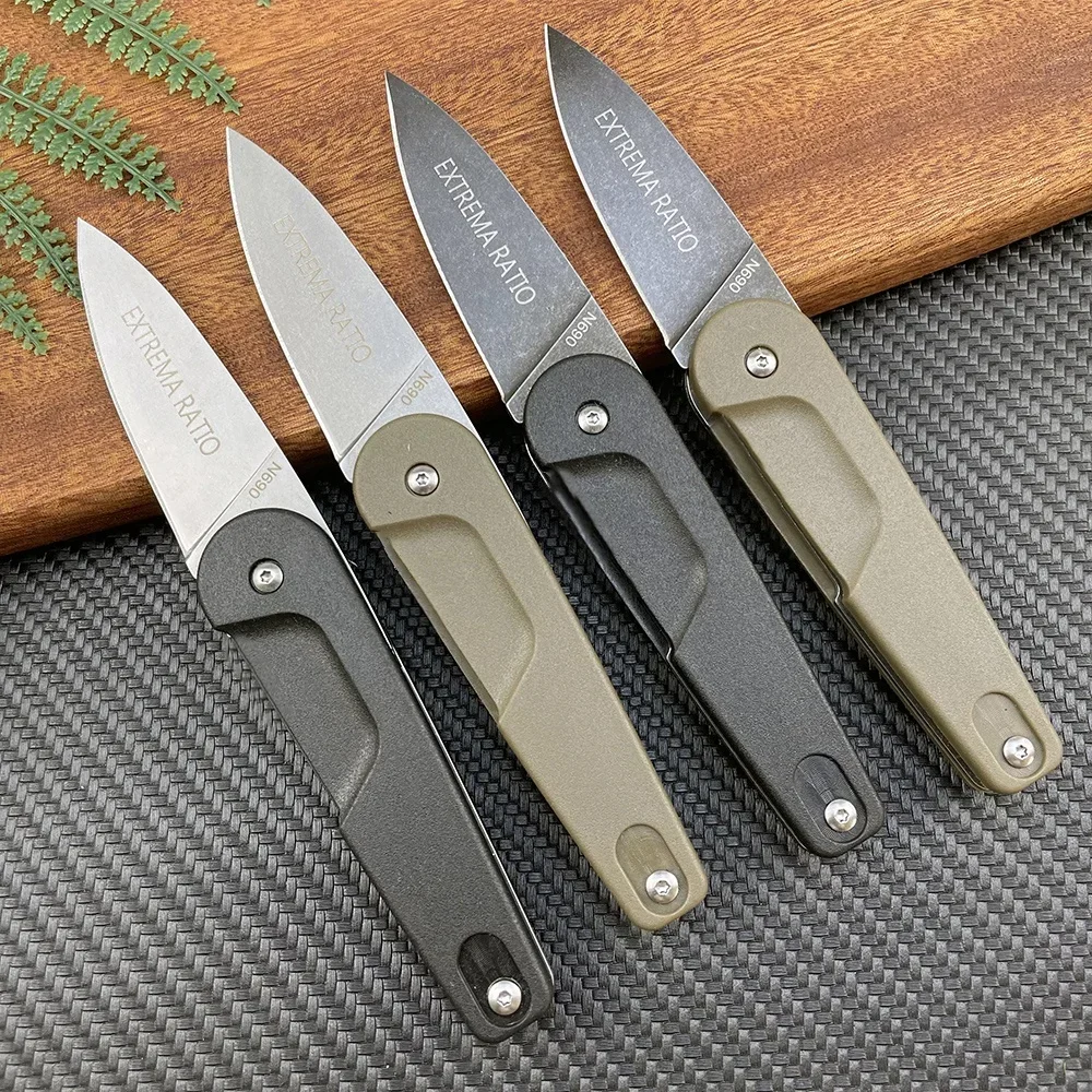 

NEW ER BD4 Folding Pocket Knife N690 Blade Aluminum Alloy Handle Hunting Camping Tactical Knives Outdoor Survival EDC Tool Gifts