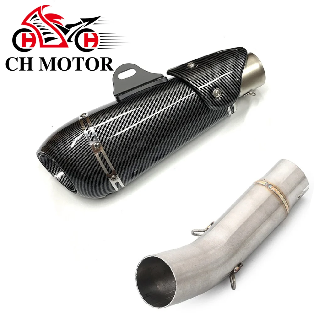 

high performance Motorcycle Exhaust Systems Link Pipe Escapes Para Motos For Suzuki GSR750 GSX-S750 BK750 GSXS750 750 2018-2022