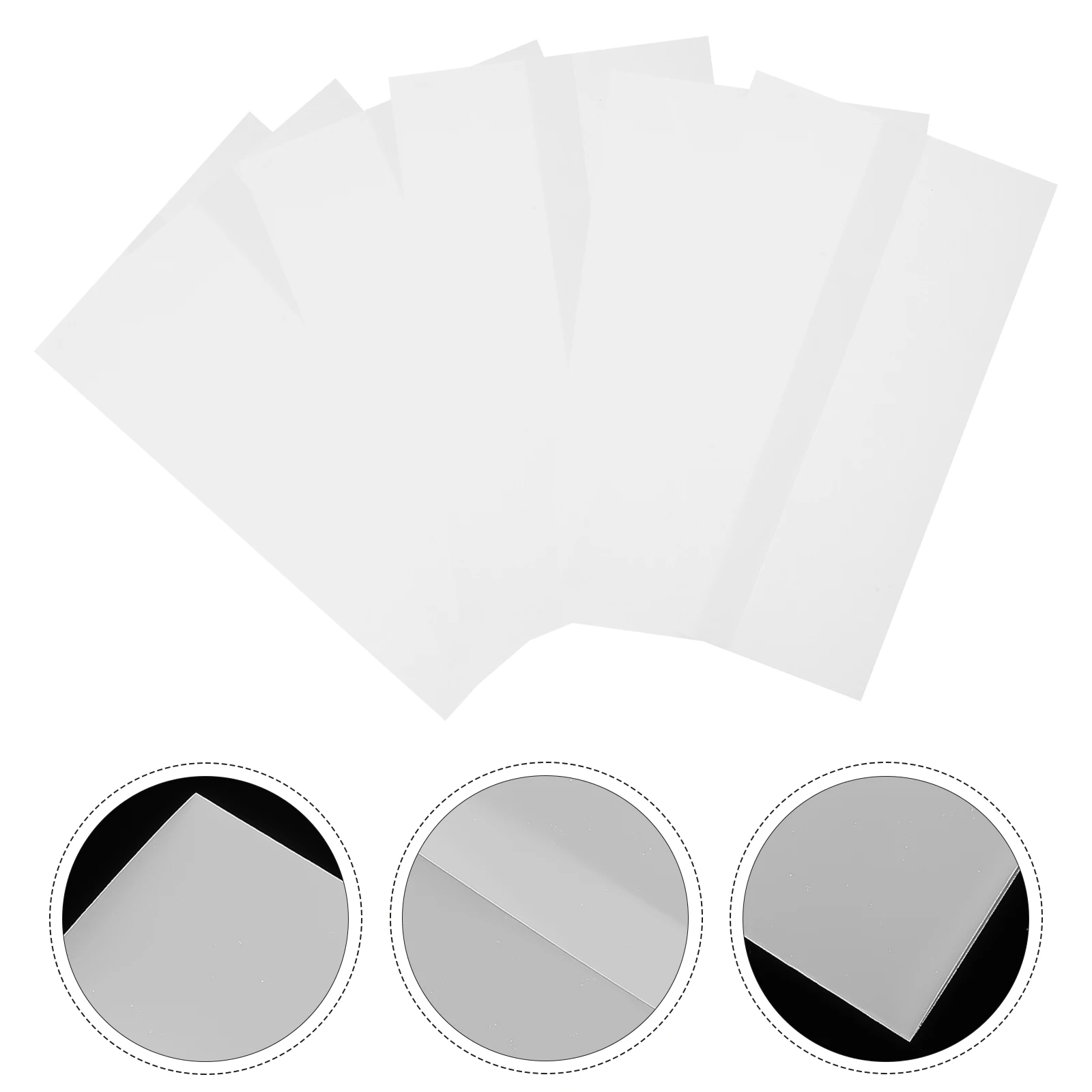 

20pcs Blank Translucent Design For Wedding Baby Shower Greeting Cards Gift Wrapping Festival Party Use Cards Storage Envelopes