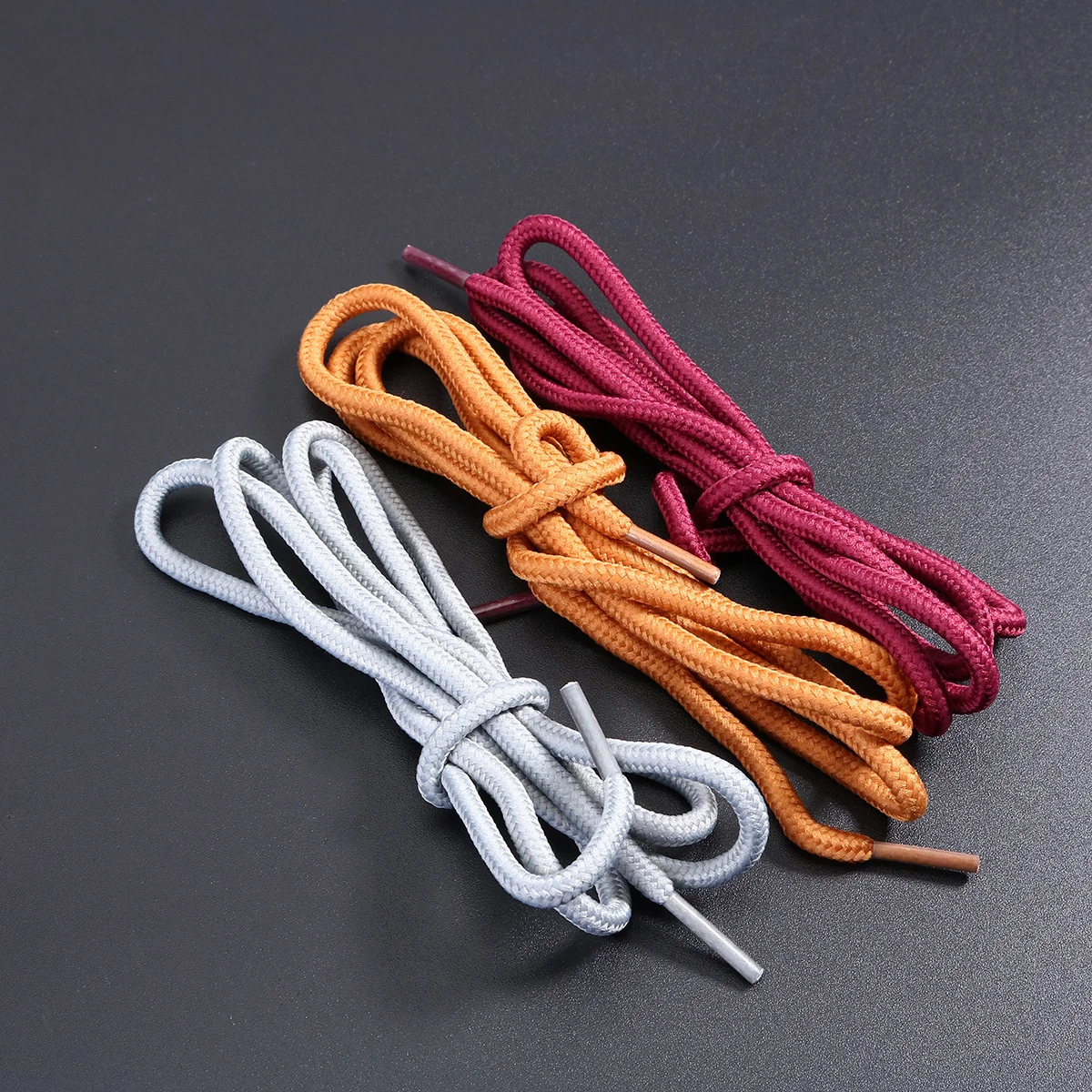 12Pairs الرياضة في الهواء الطلق أربطة أحذية 120 سنتيمتر جولة حذاء رياضة كاجوال سلاسل لتشغيل أحذية التنزه دائم الملونة اكسسوارات