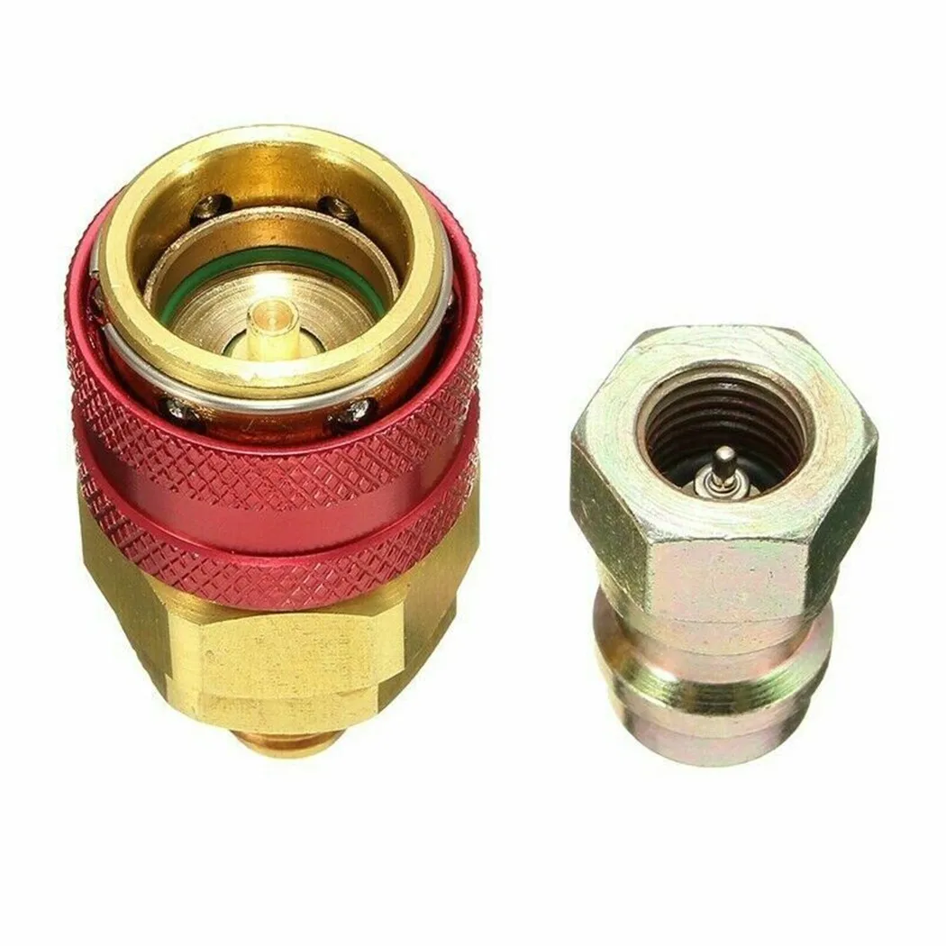 High Side For R134a Extension Quick Connector Coupler Adapter for For Bmw and For Ford Vehicles Air Conditioning Applications