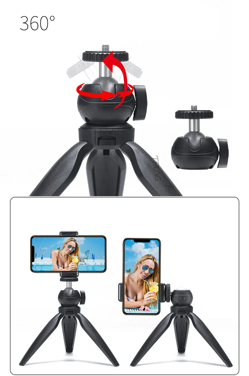 Polaring Tripod For Mini Projector Accessories Desktop Stand Arm Kit For Formovie S5/Xgimi Z6x Pro Holder Stand