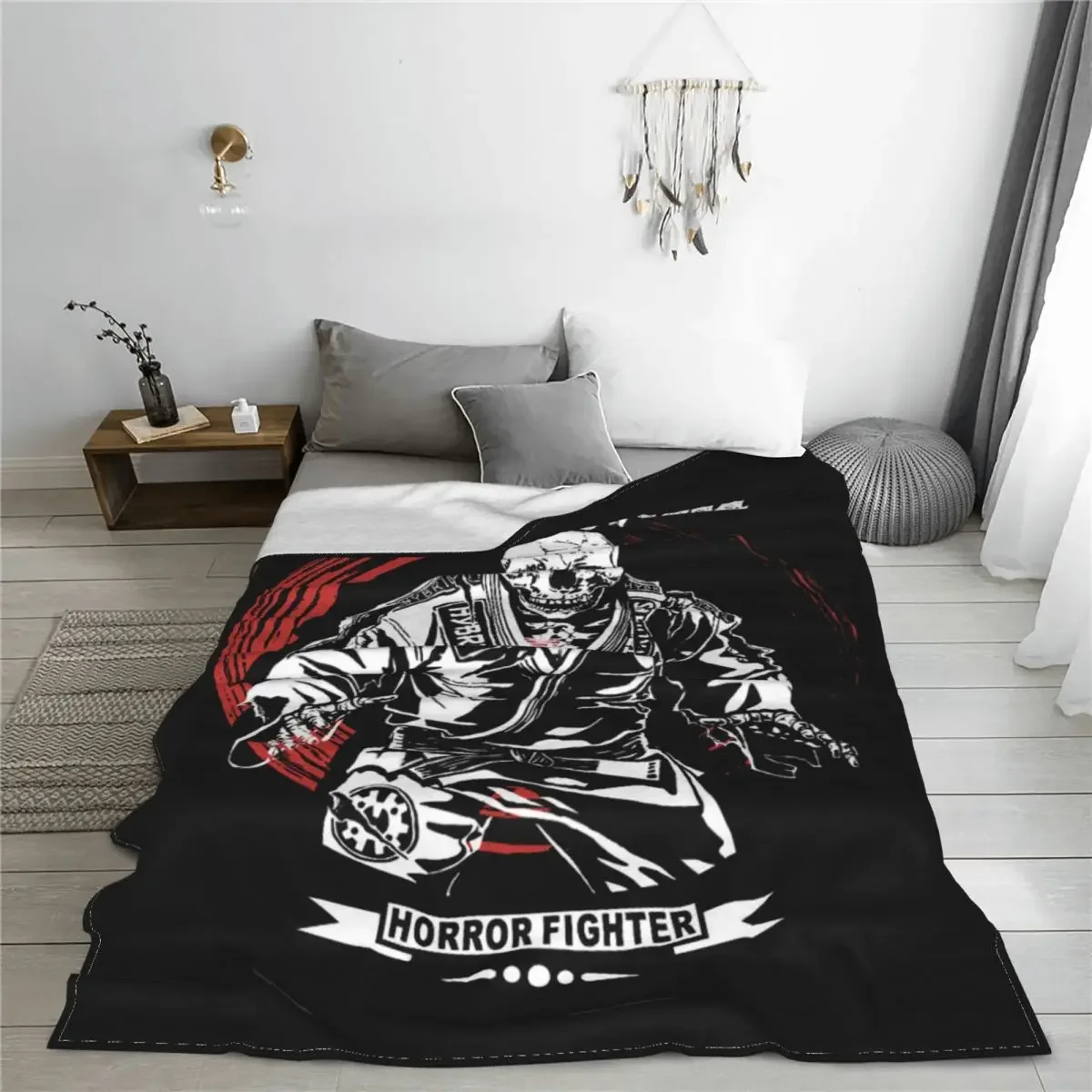 Brazilian Jiu Jitsu Gracie Team Blanket Martial Arts Bjj Grappling Rio Throw Blanket Summer Air Conditioning Soft Warm Bedsprea