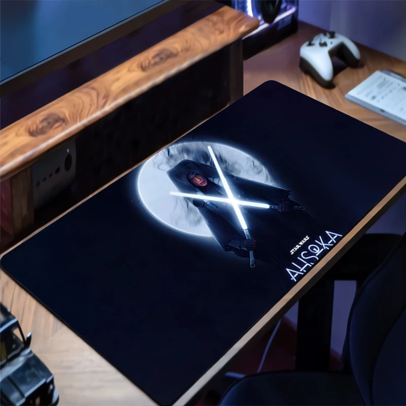 

Mouse Pad Gaming Home Mousepad Keyboard Pad S-star W-wars Ahsoka Tano Office Classic Carpet Laptop Mice Pad Accessories Desk Mat