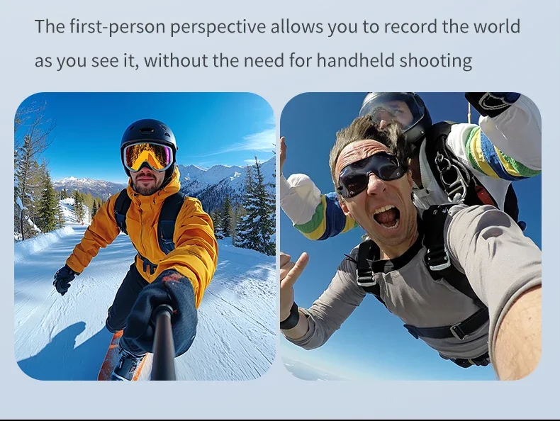 Action Camera Recorder Flip Screen 4K HD Ultra Clear Recording VLOG Anti Shake 143 ° Wide-angle Helmet Outdoor Mini Cam