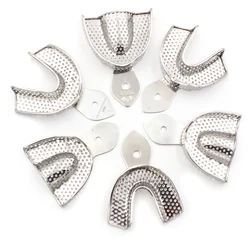 Dental Impression Tray Stainless Steel Teeth Trays Autoclavable Instrument Dentist Tool