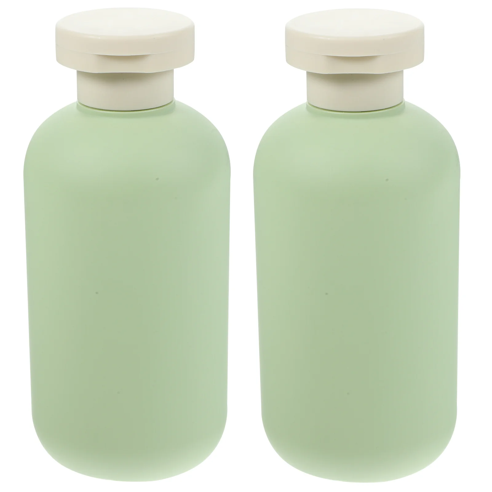 Bouteilles de voyage rechargeables à bouchon rabattable, 2 pièces, pour shampoing, Lotion, après-shampooing, conteneurs de toilette de voyage