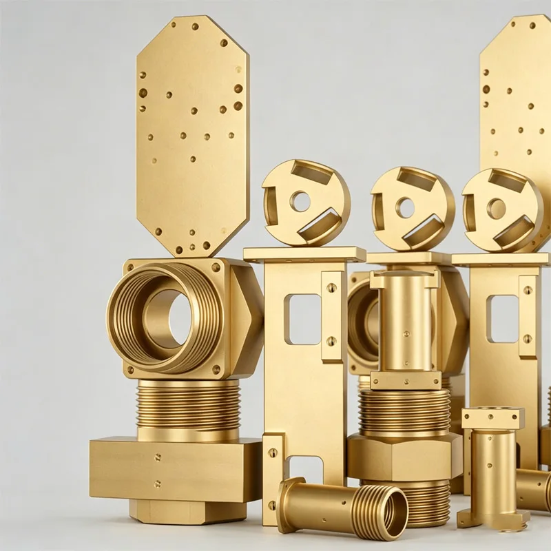 

Custom Robotics CNC Machining Brass Aluminum Parts Robot Arm Brackets Housings and Supports