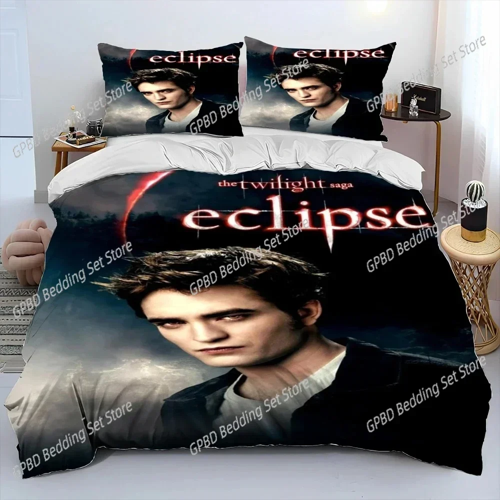 3D The Twilight Saga 3D NEW Duvet Cover Pillowcase Bedding Set Adult Boy Girl Bedroom Decoration Children Single Double Large