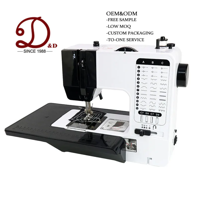 

Portable Sewing Machine Household Electric Multi-function Eat Thick Desktop Mini Sewing Machine Overlock Electric for Leather