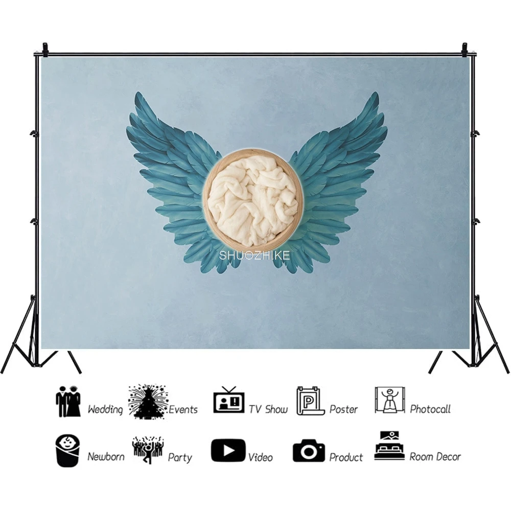 Neugeborenen Porträt Fotografie Hintergrund Blumen schwingen Geburtstag Kunst Hintergrund Baby Fotogalerie Requisiten lassen-02