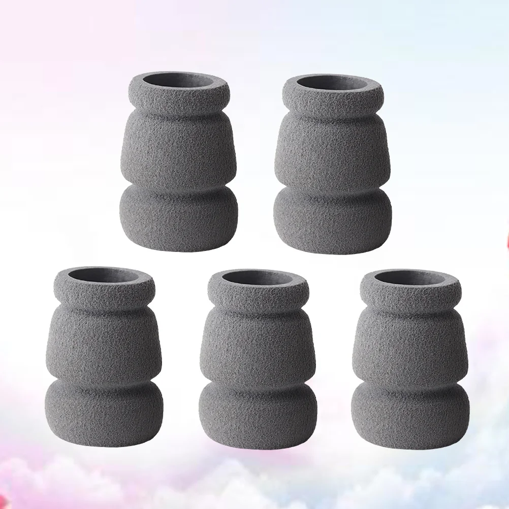 

10Pcs Tattoo Machine Handle Cover Sponge Grip Damping Anti-Vibration Cover 31Mm Grey Soft Lightweight Comfortable Shop Essential