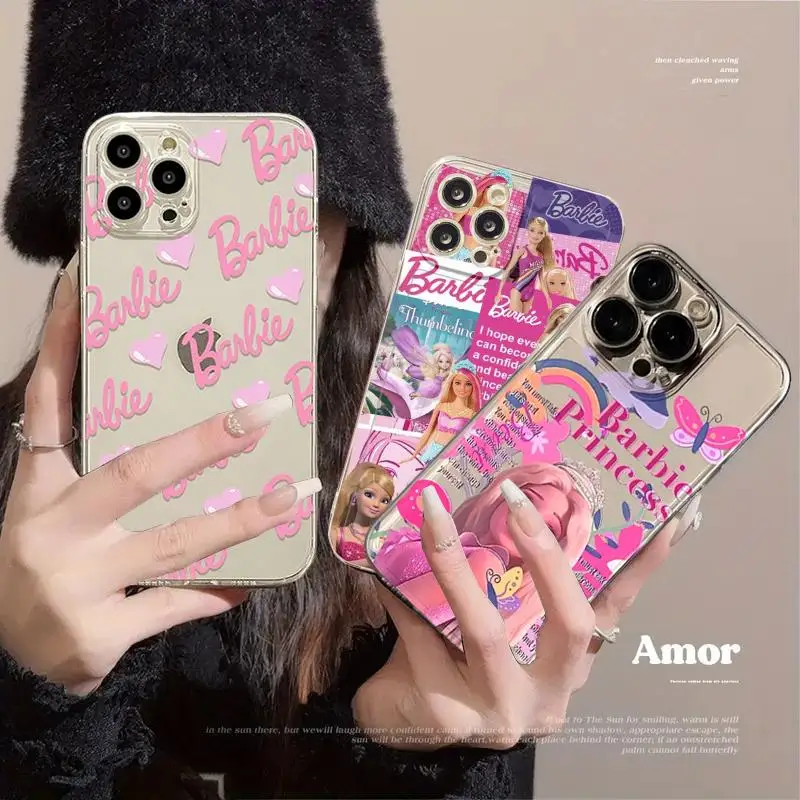 Case For Infinix NOTE 30 40 PRO VIP TECNO SMART 10 8 7 6 Plus CAMON 30 20 4G 5G cover Fashion Barbie Princess