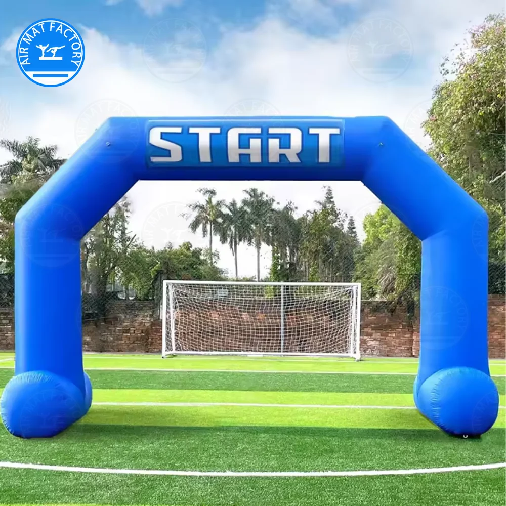 Customize Inflatable Start Finish Line Arch Gate Advertising Sports Arch Start Entry for  For Race Outdoor Advertisin Marathon