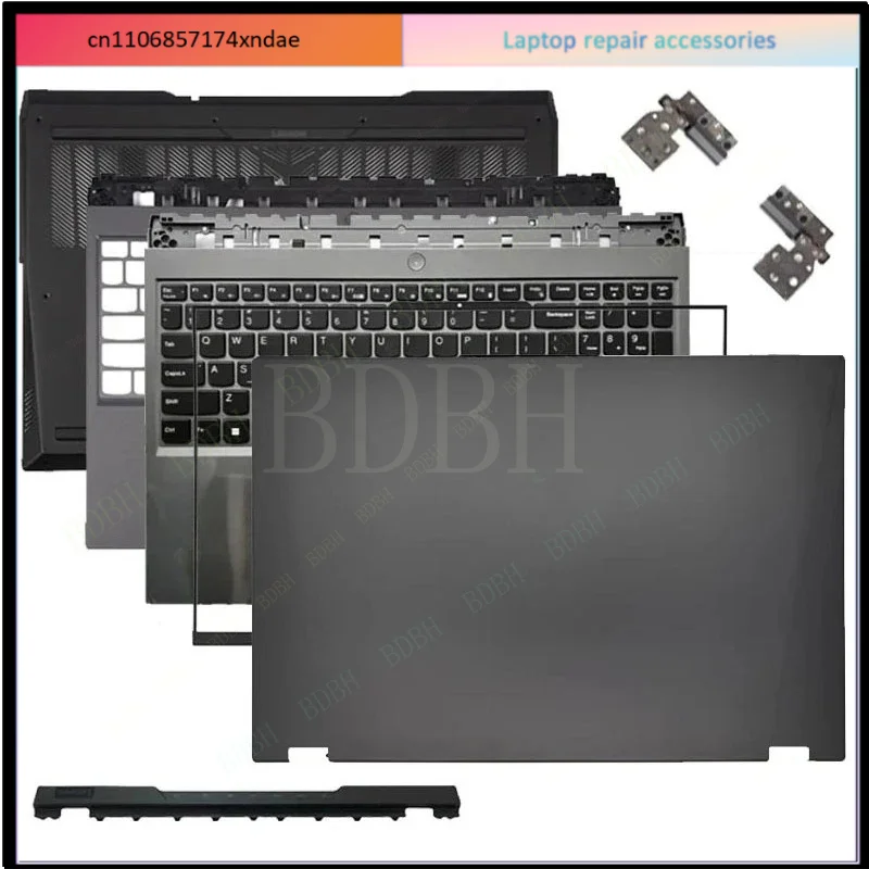 FOR LCD Back Cover For Legion 5 Pro 16ACH6 16ACH6H 16ITH6 16ITH6H 2021 Bezel Palmrest Bottom HingeCover Hinges HY660 AM1ZV000700