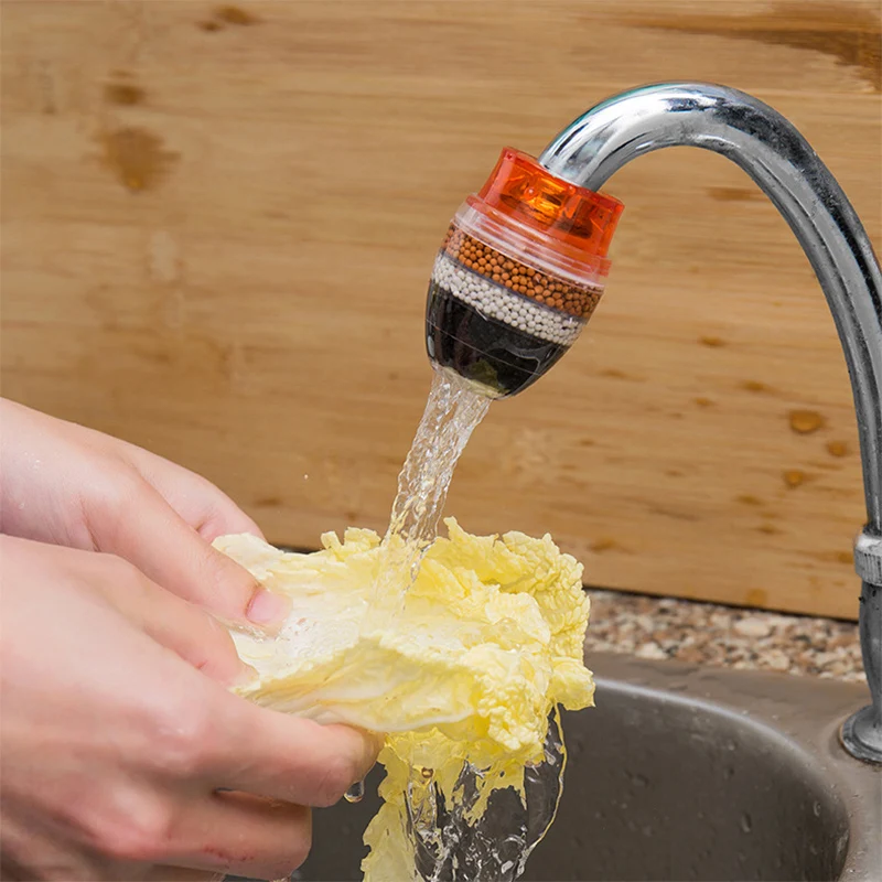 

Cleaning Filters Purifier Tap Filter Water Saving Kitchen Faucet Bubbler Activated Carbon Filtration Shower Head Nozzle