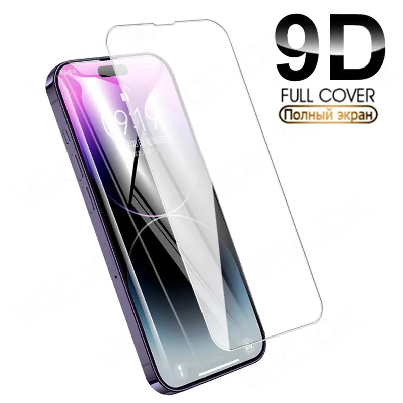 

Закаленное стекло для IPhone 14 13 12 11 Pro Max, Защита экрана для IPhone 12Mini 13Mini 7 8 14 Plus SE X XS XR 14Pro, стекло
