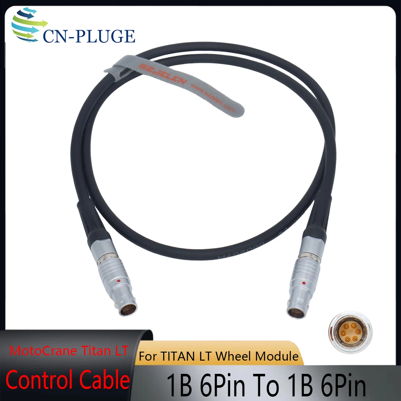 MotoCrane Titan LT Gimbal  Follow Focus Handwheel Signal Control Cable 1B 6Pin To 1B 6Pin