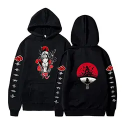 Naruto Akatsuki Cloud Hoodie Unisex Fashion Printed Pullover Autumn & Winter Comfortable Streetwear Best Selling Hip Pop Top