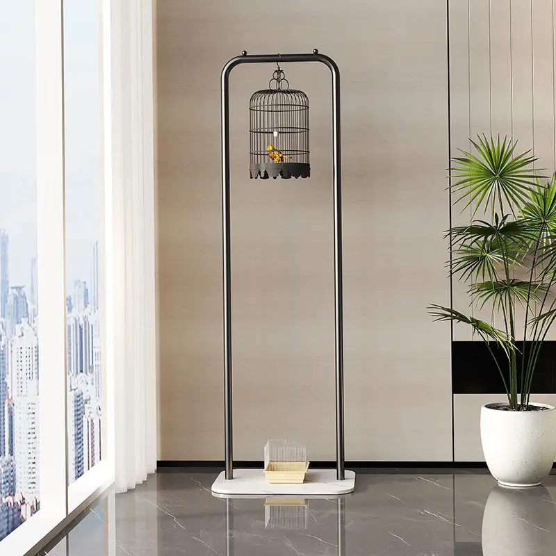 

Bird cage hanger Drying rack Parrot Tiger skin Xuanfeng Peony Myna cage Metal floor rack Household bracket