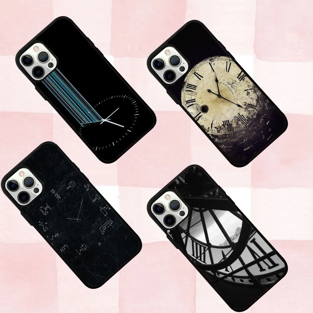 

Cool Clock Phone Case For IPhone 16,se4,15,Pro,Max,Case 14,Plus,13,12,11 Magesafe Magnetic Wireless Charge Cover