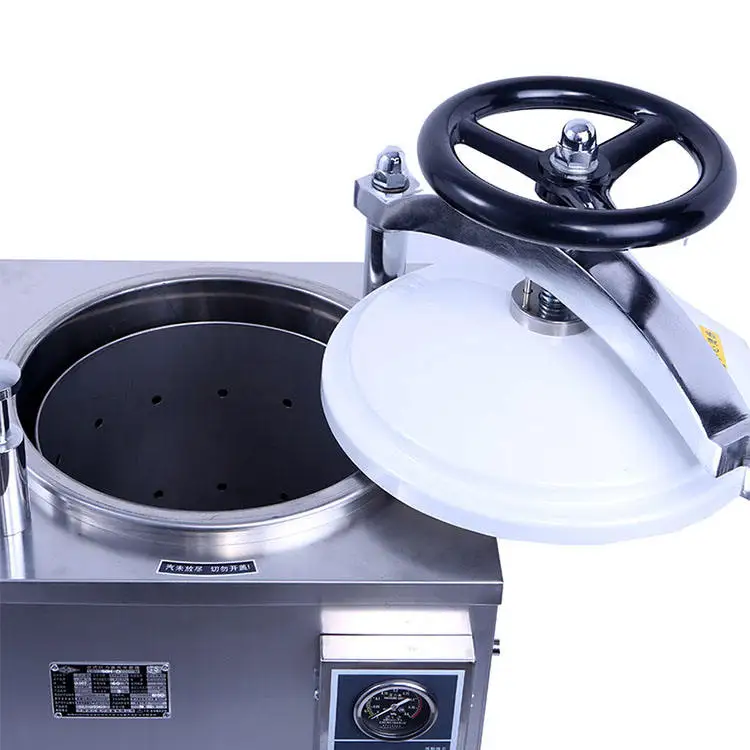 New Digital Autoclave Sterilizer LCD Interface Precision Temperature Control Stainless Steel 75L Capacity High Productivity