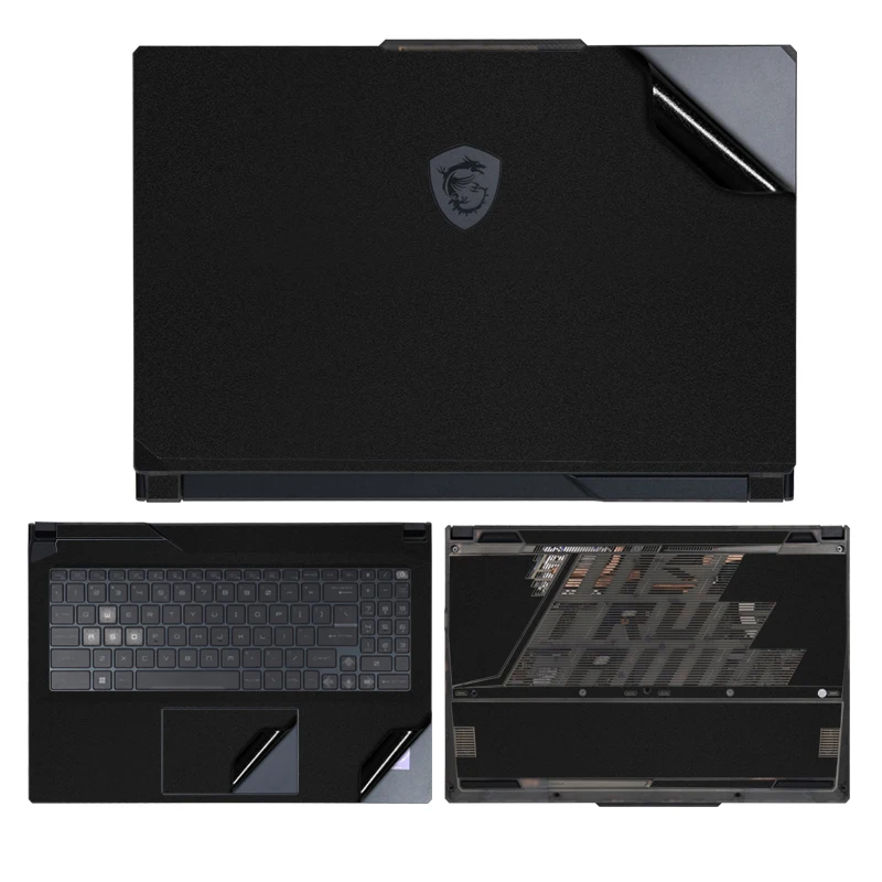 Vinyl Laptop Skin for MSI Cyborg 14 15/Bravo 17 C7VF Protective Film for MSI Creator M16 B13UDX Top lid+Palmrest+Bottom