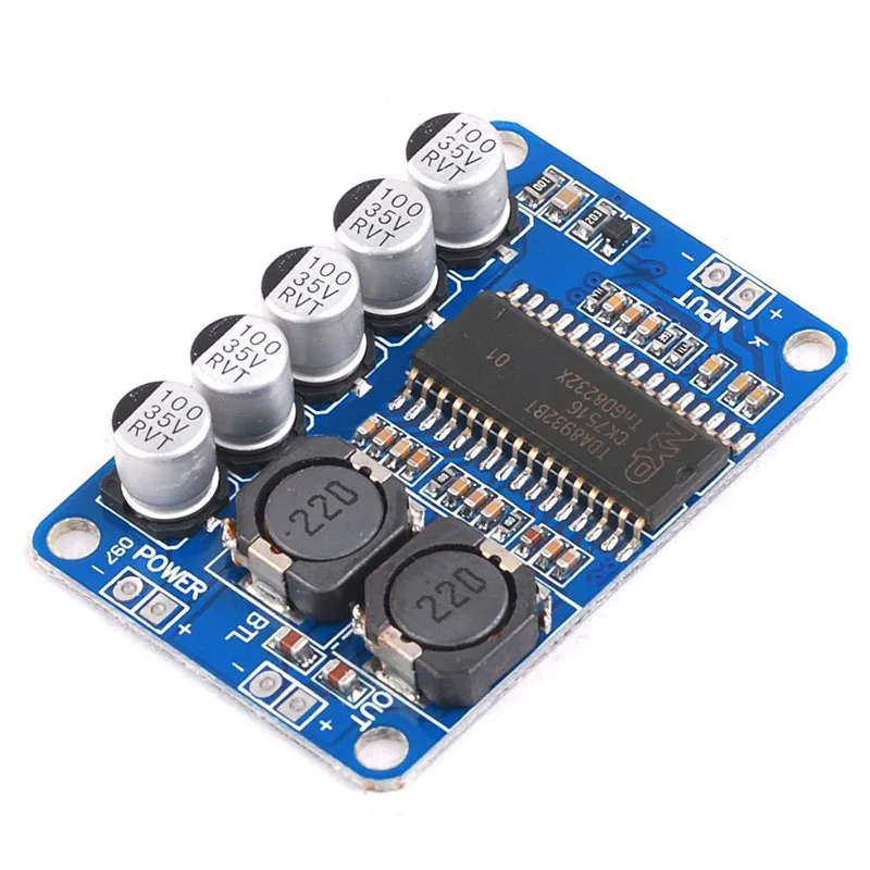 

1~50Pcs Digital Power Amplifier Board Module 35W Mono Power Amplifier Module High Power Low Power TDA8932