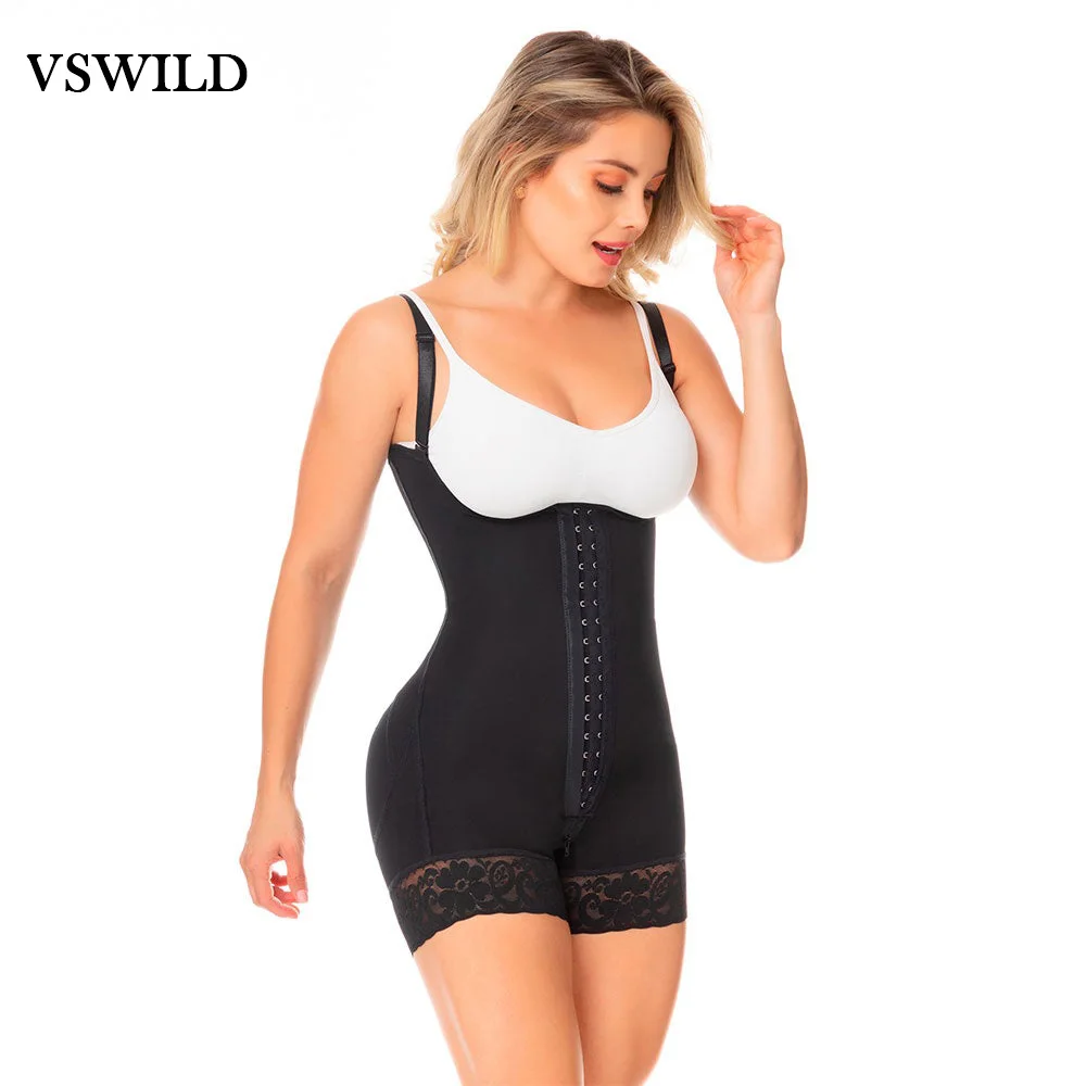 

fajas Women Full Body But Lifter Shaperwear Open Bust Corset Slimming Bodysuit Waist Trainer Lose Weight Shaper Girdles