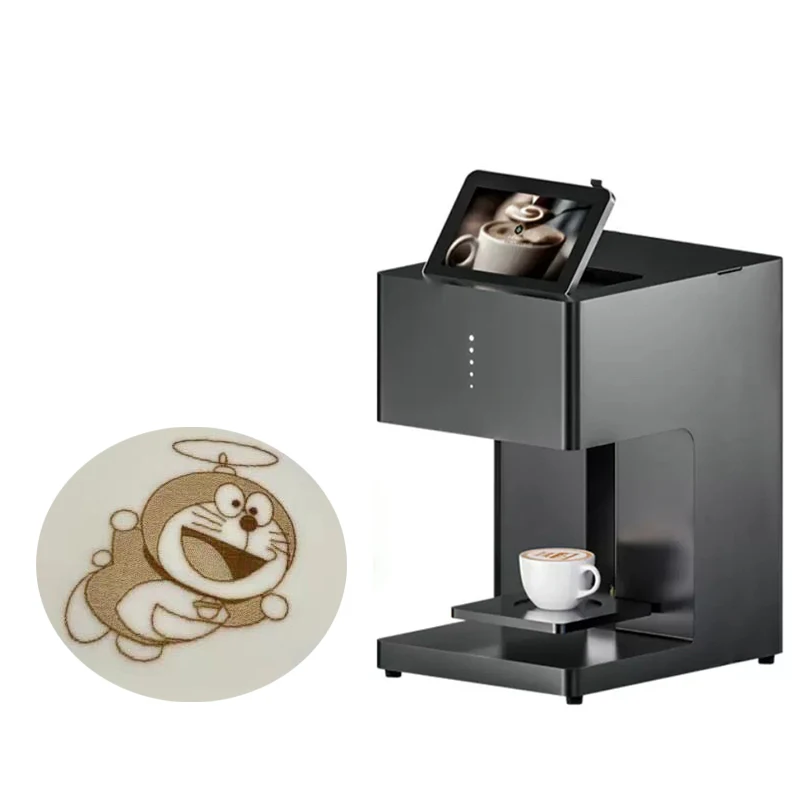 

3D Latte Art Coffee Printer Machine Automatic Beverages Food Selfie With WIFI Connection Printing Edible Ink Cartridges