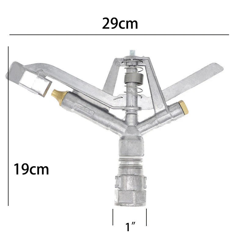 1 Inch Rocker Nozzle 360 Degrees Zinc Alloy Rotary Jet Nozzle Agricultural Garden Irrigation Sprinklers Female Thread Connector