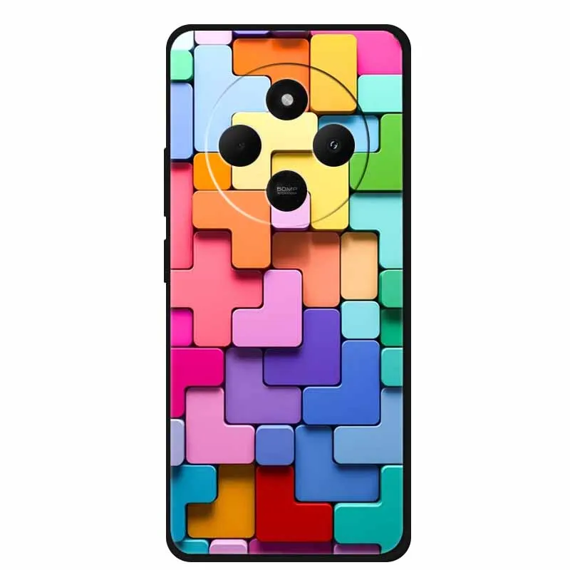 Colourful Back Cover for Poco C75 4G Fashion TPU Phone Case Soft Luxury Silicone Protector Funda Xiaomi Poco C 75 4G Global