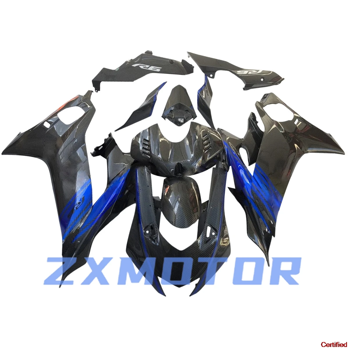 

Injection Molded Fairing Kit for YAMAHA R7 2021 2022 2023 Carbon Fibre Aftermarket ABS Plastic Bodywork Fairings YZF R7 21 22 23