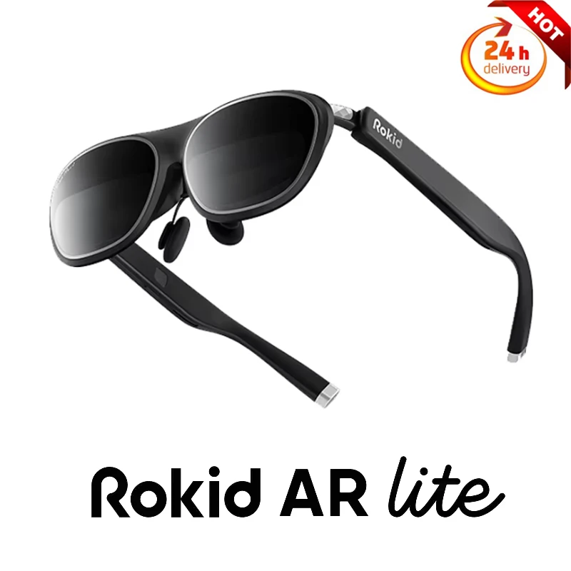 Rokid ARLite 3D AR Smart Glasses Max2 300" Spatial Multi Screen 1920X1200 50°FoV Home Game Viewing Realtime Translation-in stock