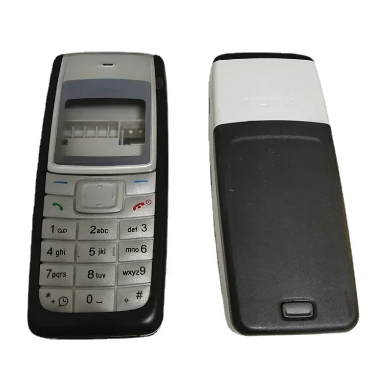 Full Housing Back Cover Battery Cover Rear Case Housing Middle Frame +English Keyboard for Nokia 1110 1110i 1112