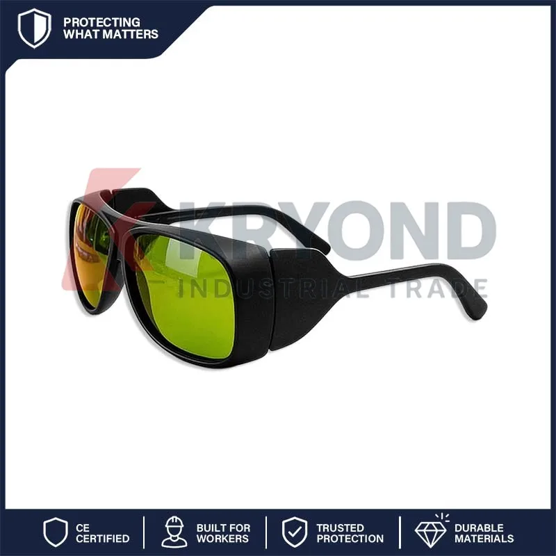 Gafas de Seguridad Láser BASTO BJ001 1064nm, Gafas Protectoras para Marcado y Grabado Nd YAG, Protección Ocular para Laboratorio Óptico, Equipo de Trabajo