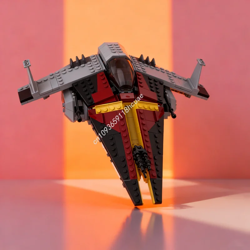 

496 шт. MOC гладиаторский класс штурмовая звезда боевая модель здание рождественские подарки блоки архитектурные игрушки DIY идея образование кирпич