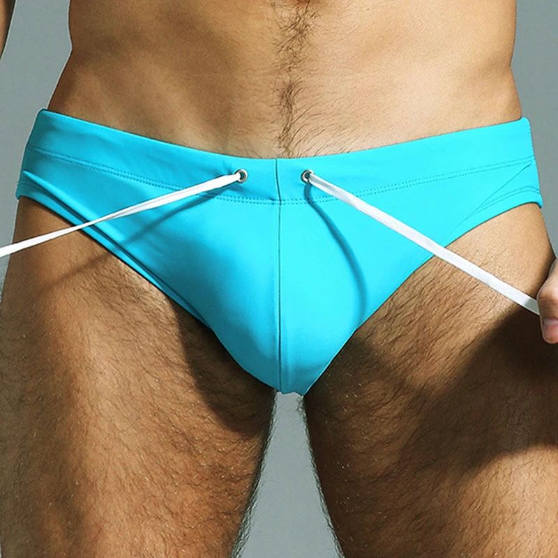 Mens Swimwear Sexy Briefs Swimsuits Trunks Beachwear Summer Surf Board Wear Men Swimming Brief Bikini Underwear Spa Underpants