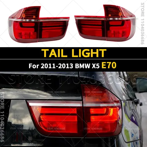 2011 2012 2013 E70 BMW X5 35dx 35ix 50ix M용 LED 전구 후미등 브레이크 램프 63217227789 63217227790