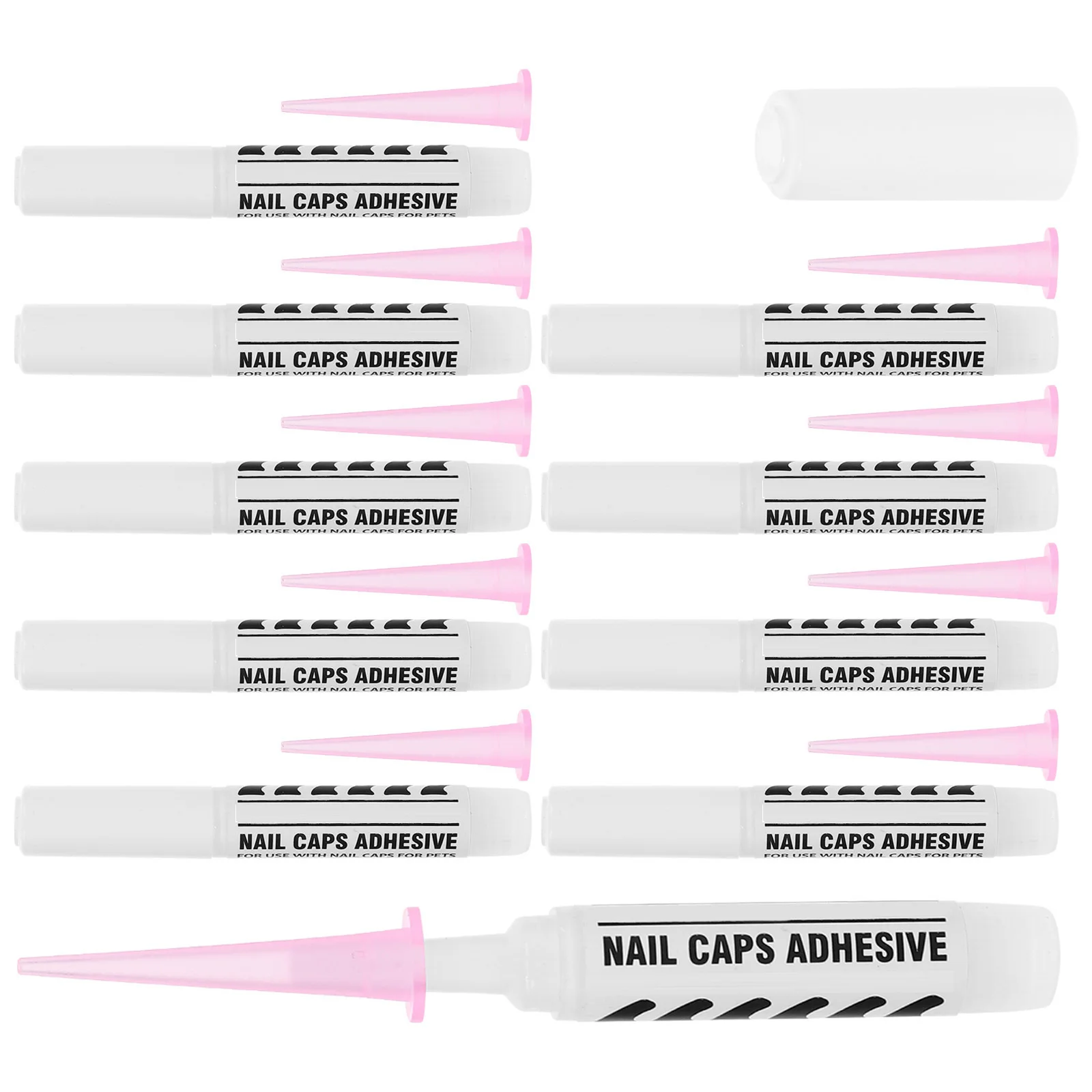 

20Pcs Cat Nail Glue Pet Adhesive for Claw Caps Secure Long-Lasting Bond Easy to Use Nail Cover Fixer Pet Adhesive Glue