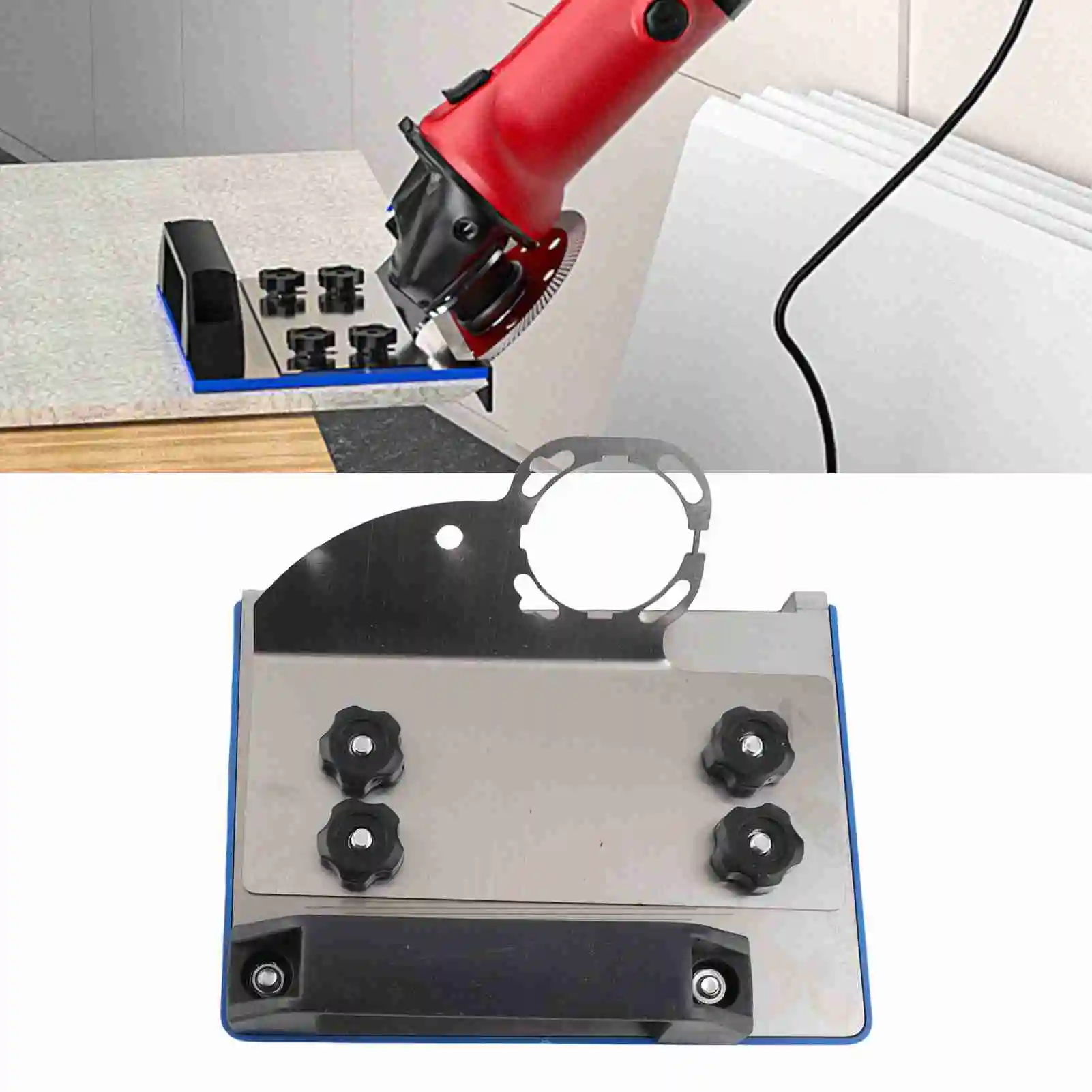 

Angle Grinder Tile Chamfer Stand 45 Degree Angle Grinder Stand Fixed Holder for Type 100