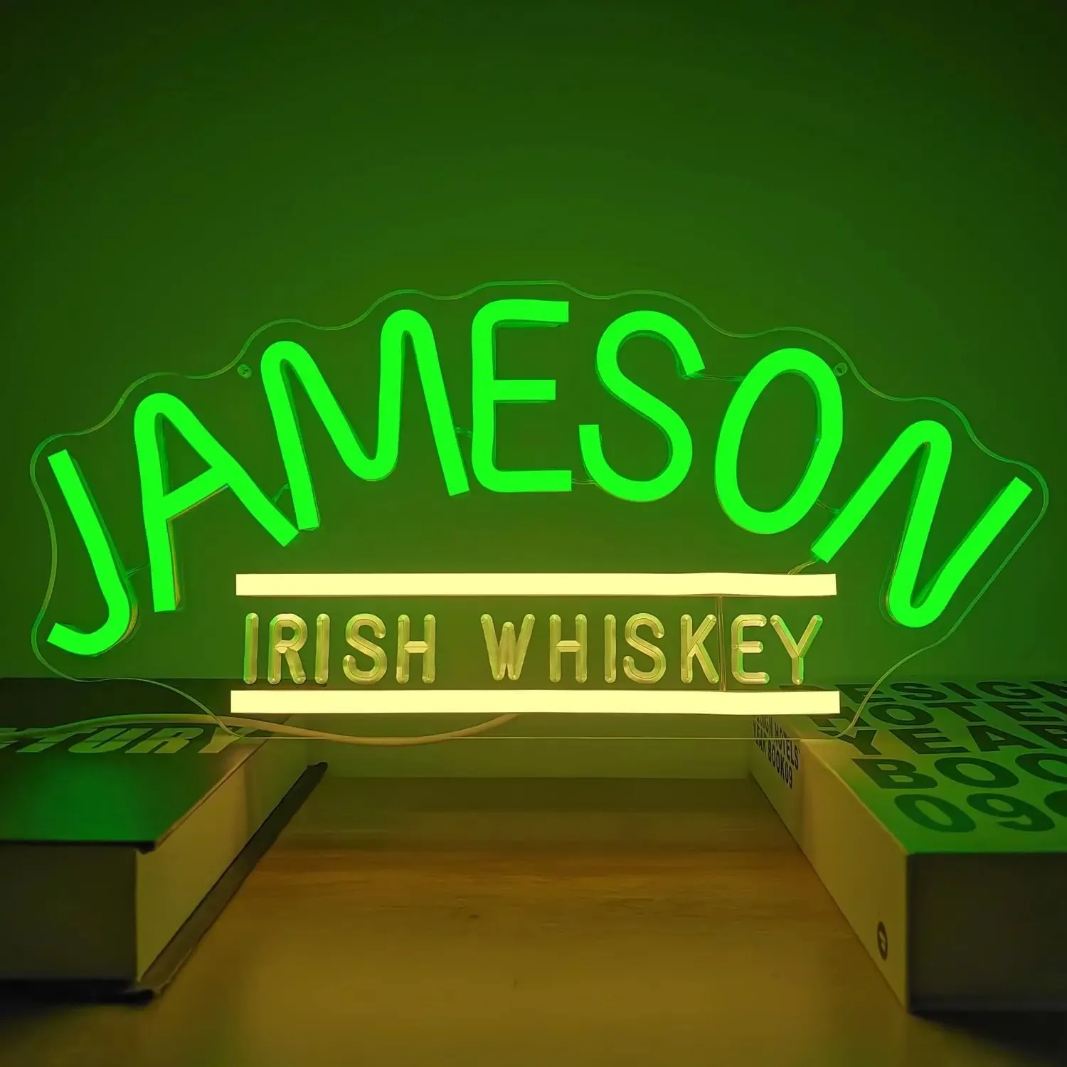 

Jameso Irish Whiskey Неоновые вывески с питанием от USB Светодиодный неоновый свет для мужской пещеры Домашний пивной бар Паб Бистро Клуб Вечеринка Настенный декор