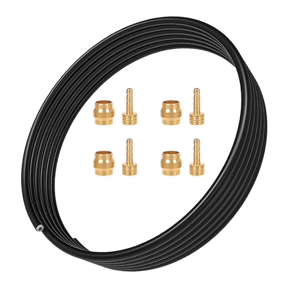 High Pressure Brake Hose Bicycle Brake Olive Barb Fittings Hydraulic Brake Hose High-Pressure Oil Pipe Burst Resistant